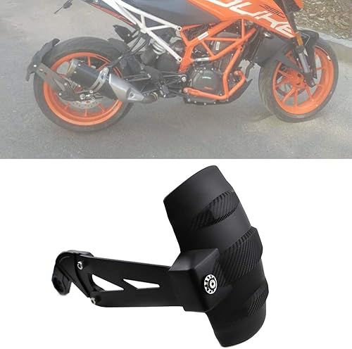 GUAIMI Guardabarros para motocicleta, guardabarros de rueda de fibra de carbono, protector contra salpicaduras compatible con 390 250 2017-más nuevo