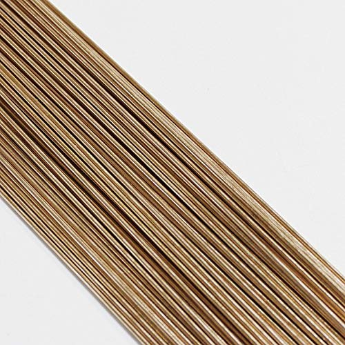 Kamas aluminum bronze copper welding wire ERCuAI brazing rods 1.6mm 2.0mm 2.5mm 3.0mm - (Diameter: 2.5mm x 500mm 10pcs)