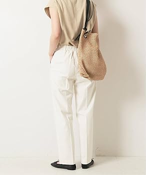 Amazon | [スピック アンド スパン] 追加≫バックサテンイージーカーゴ