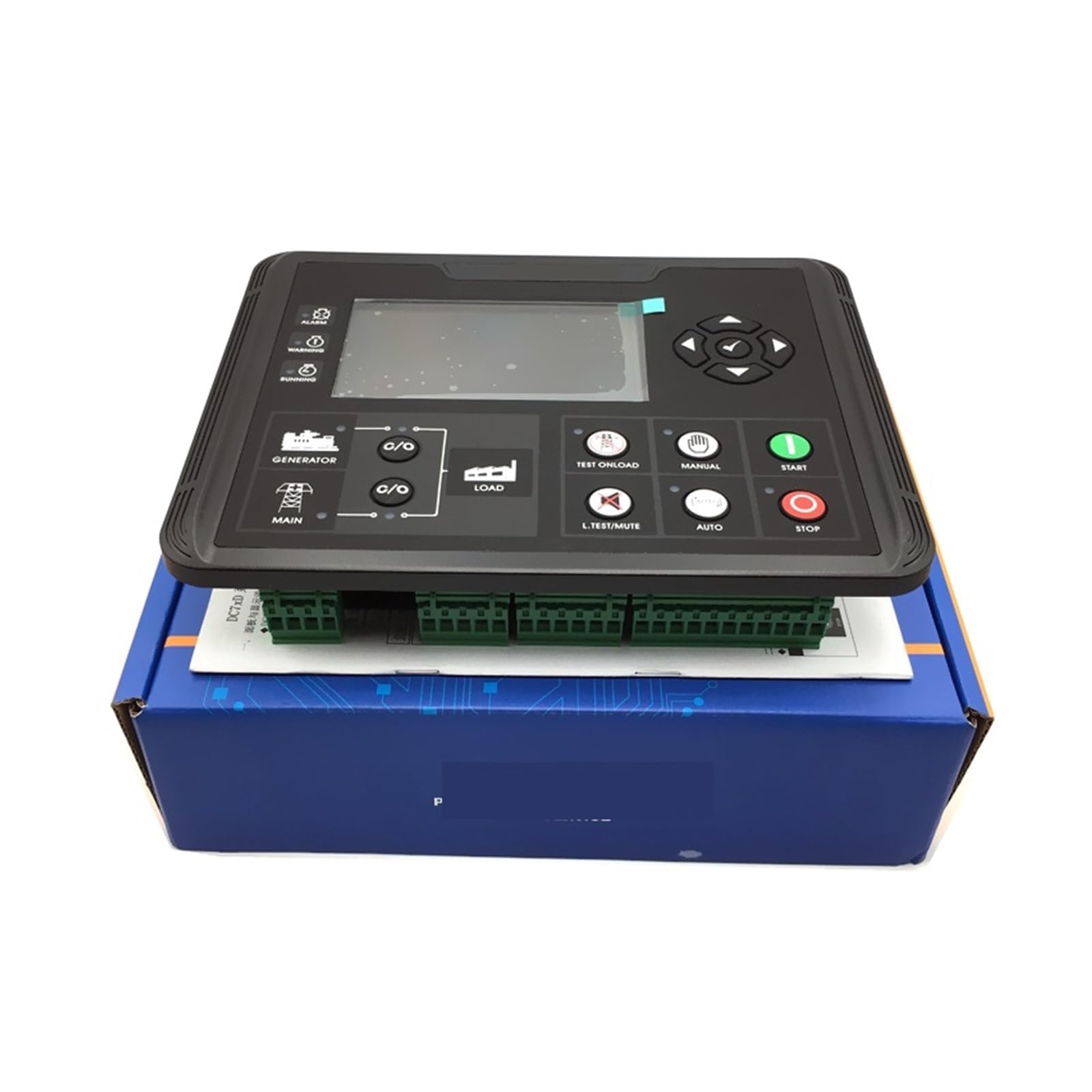 Contrôleur de générateur avec écran LCD, Panneau de Commande à démarrage Automatique, pièces de Rechange for Groupe électrogène Diesel, DC70D DC72D DC70DR DC72DR