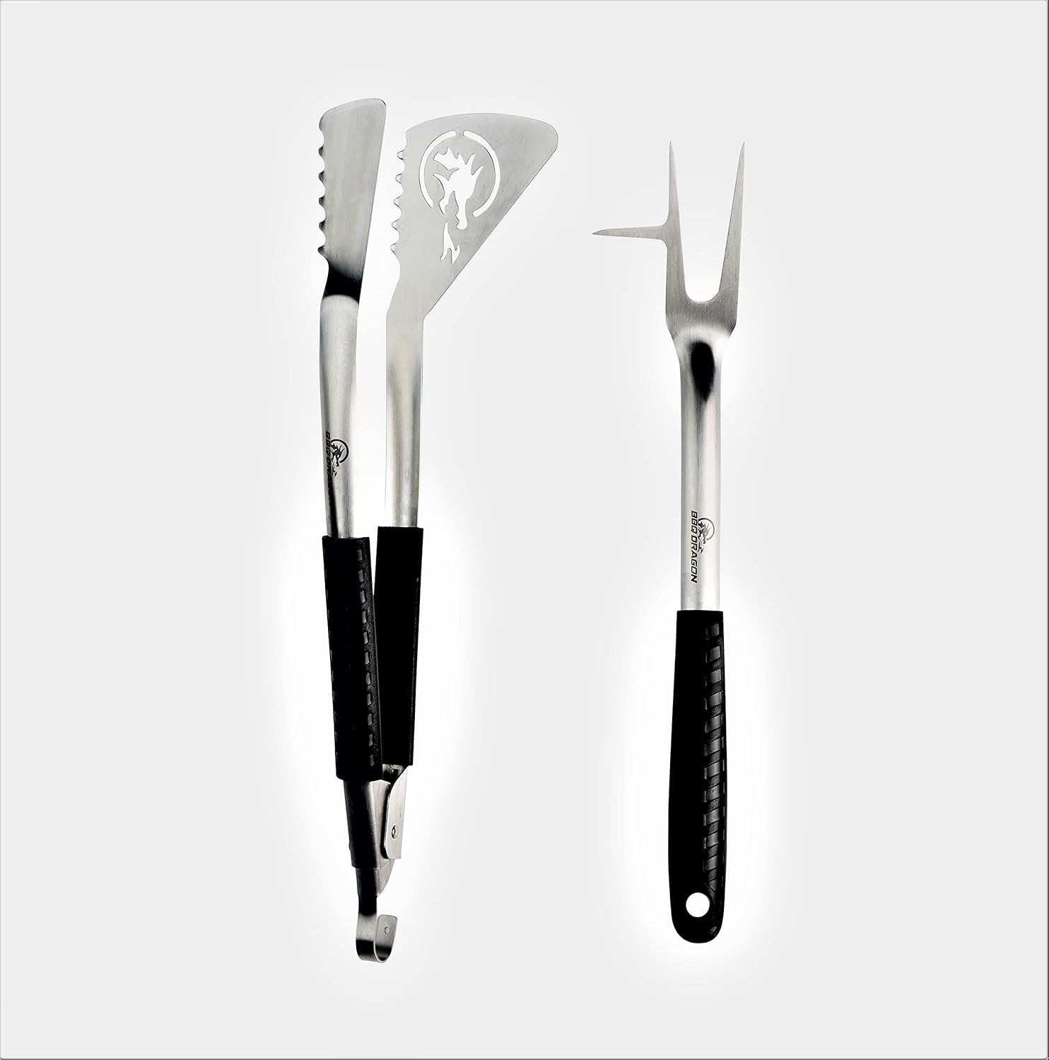 BBQ Dragon BBQ Utensil Tool Set Grilling Tongs, Spatula