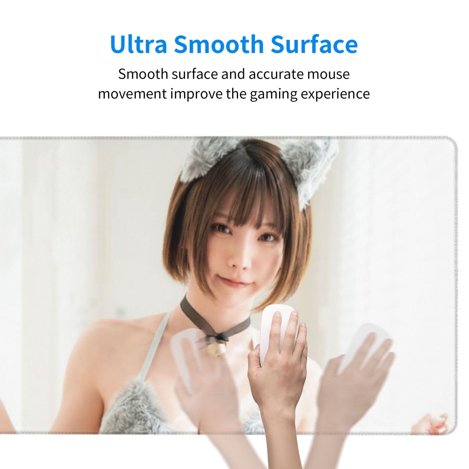 Amazon.co.jp：えなこ マウスパッド ゲーミングマウスパッド 大型