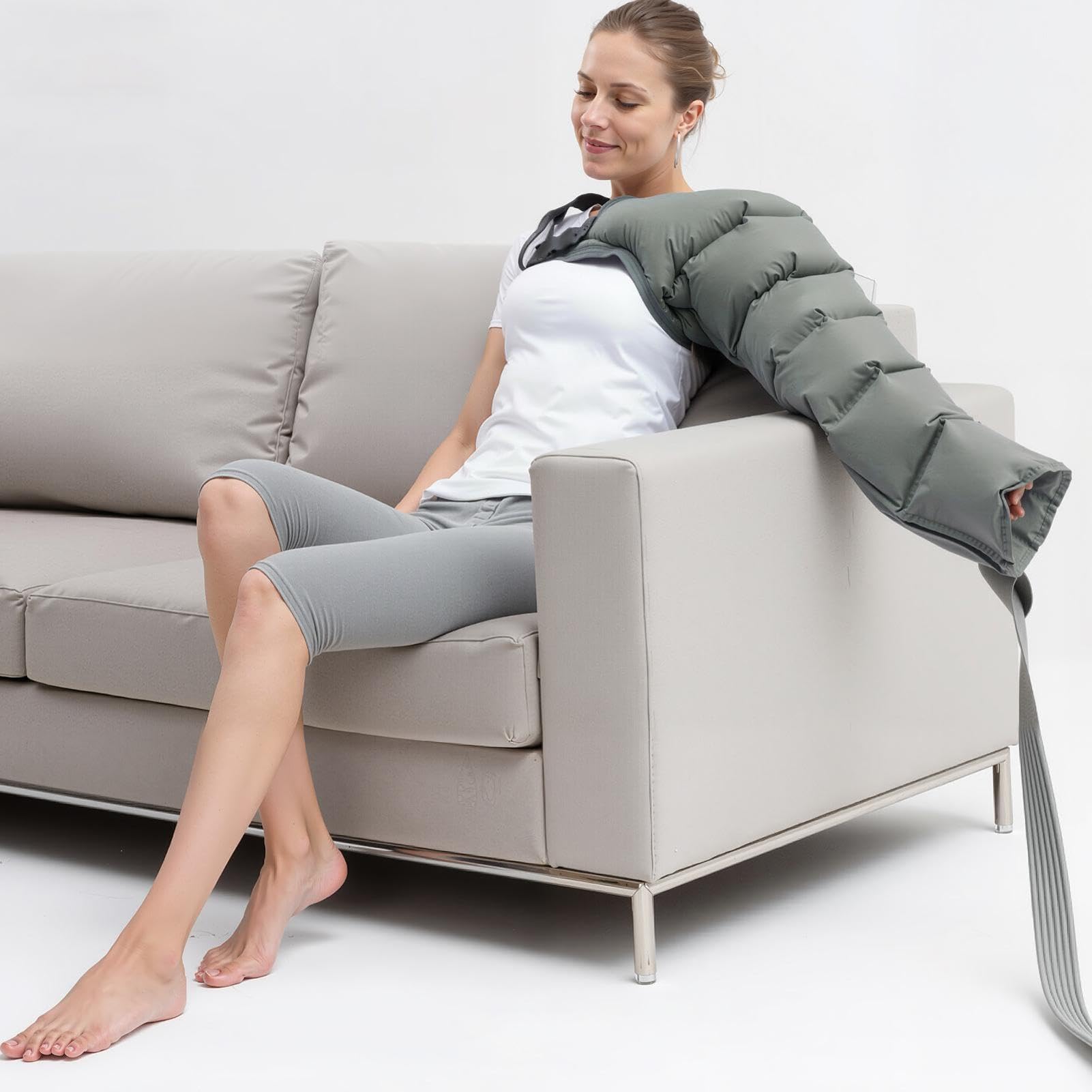 Botas Compresión Neumática 30-240 mmHg Masajeador Piernas Eléctrico
