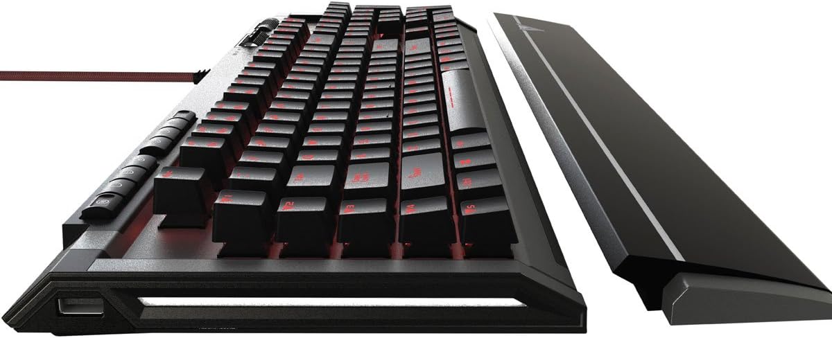 Patriot Viper V770 Pro Mechanical Gaming Keyboard Full RGB/Dedicated Media Controls/Macro Enabled, Viper Black and Silver(PV770MRUMXGM) UK Layout