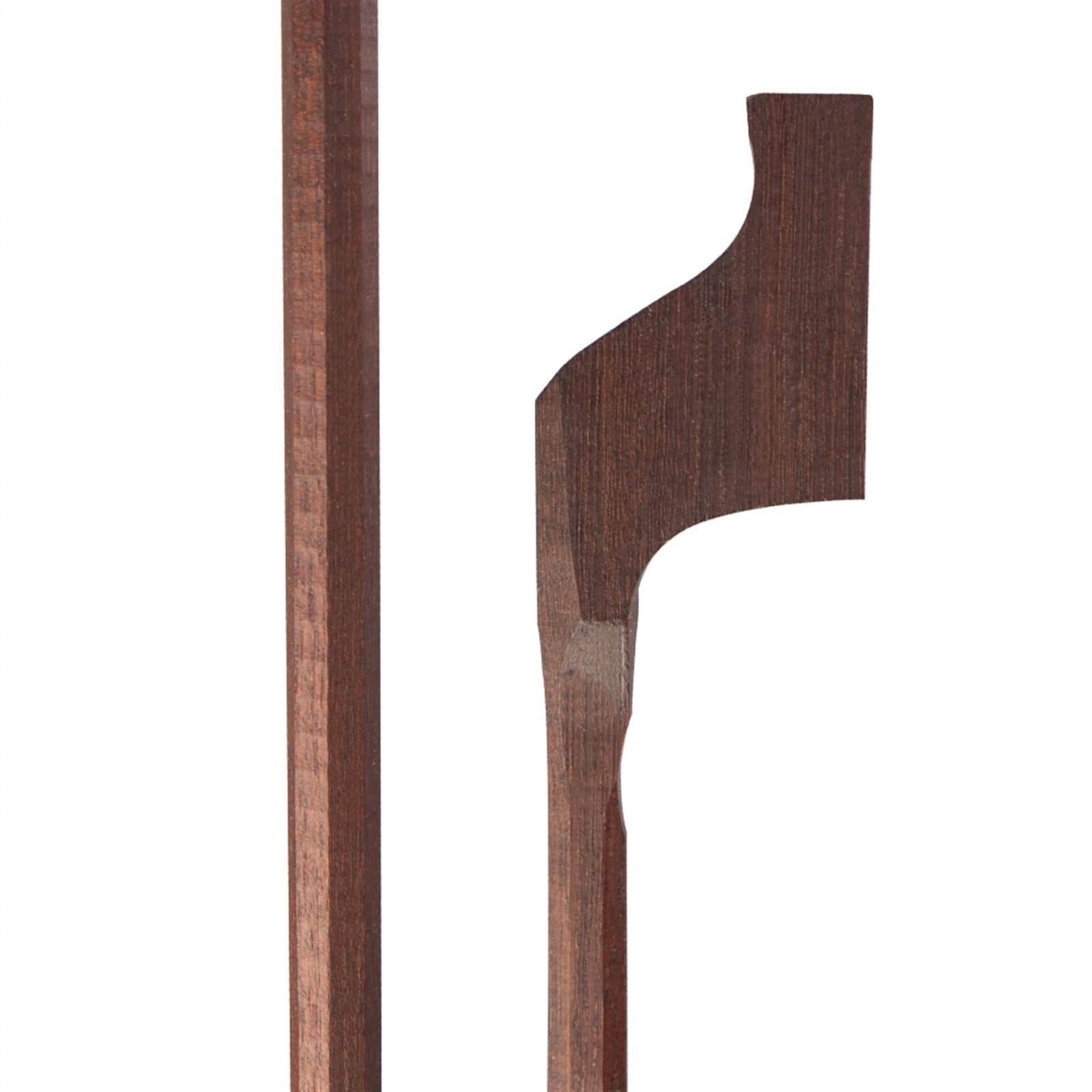 tamaño completo violín Arcos Palo De Arco De Contrabajo 4/4 De Madera De Brasil Palo De Arco De Contrabajo Sin Terminar En Blanco Arco violín