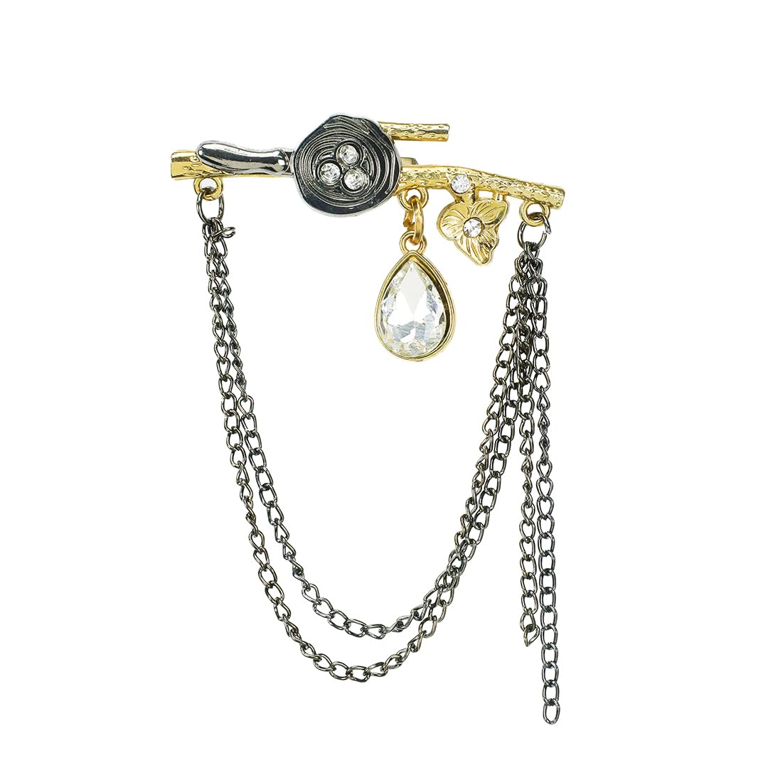 kavove The Eiffel Tower Brass Brooch-picture-51