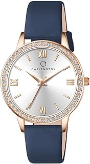 Carlington Iconic Analog Watches for Women with Premium Leather Strap - CT 2042