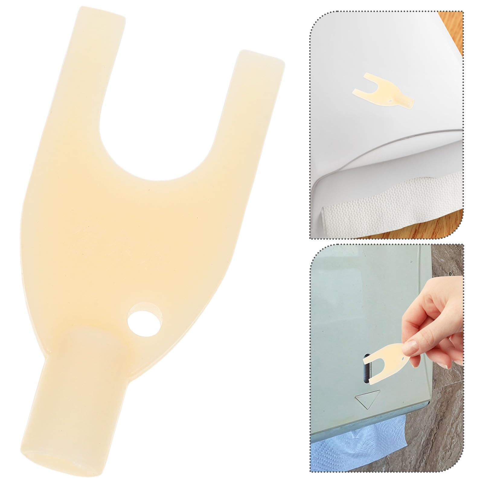 Clé Beige pour ABS Distributeur de Serviettes en Papier Compacte et Facile à Nettoyer, pour Usage Commercial et Domestique