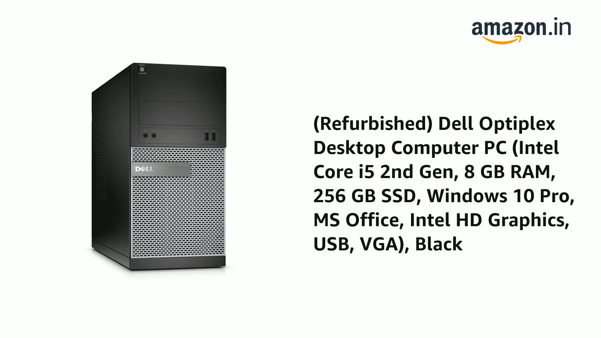 Windowsデスクトップ DELL Optiplex Core i5 SSD240GB 16GB Refurbished) Dell Optiplex Desktop Computer PC (Intel Core
