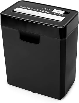 Paper Shredder for Home Use, 8-Sheet StripCut Home Office Shredder | CD/Credit Card Shredder Machine, Overheat Protection, 3.2 Gallons Wastebasket