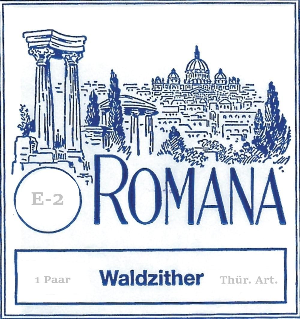 Romana Forest Zither Strings C3 wound pair, silver