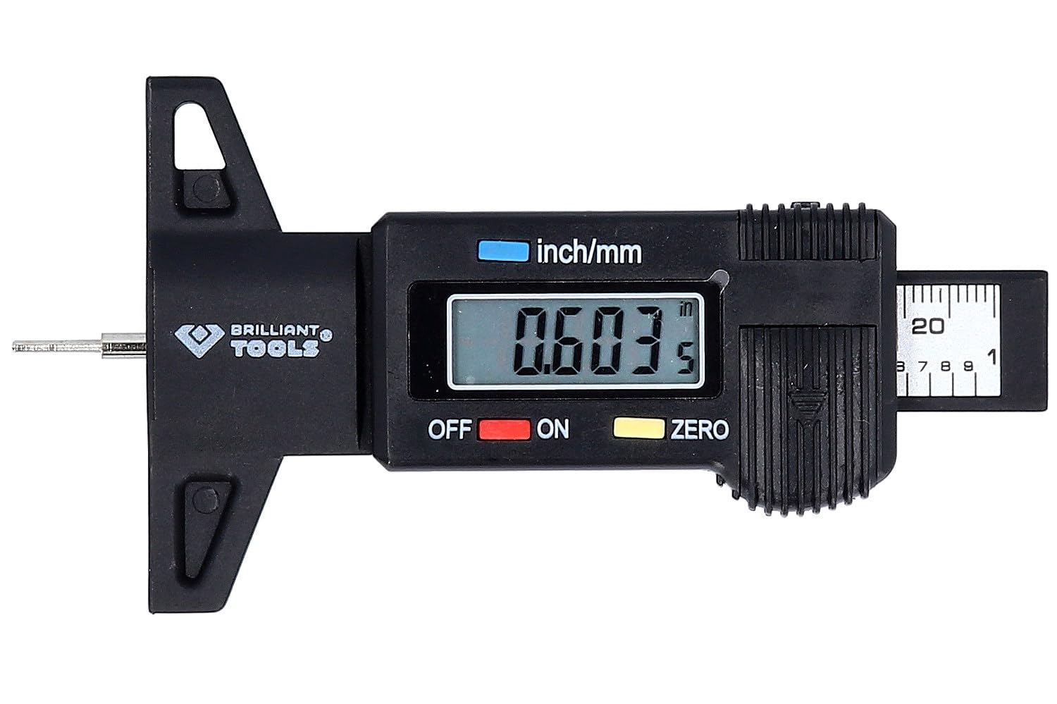 BRILLIANT TOOLS BT114903 Calibre de profundidad digital 0-25 mm