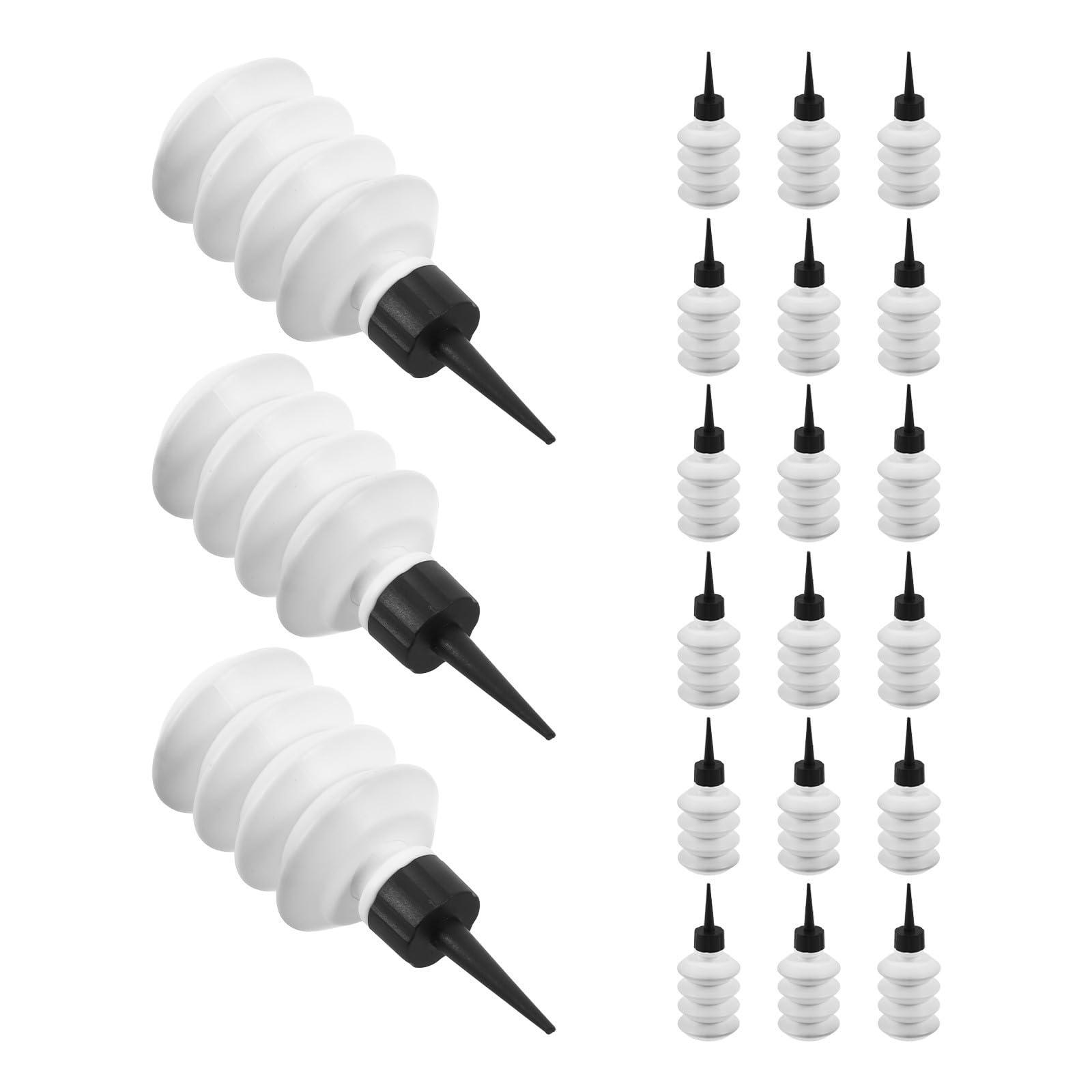 24 Piezas Recambios de Tinta para Rotulador Permanente Negro 25ml