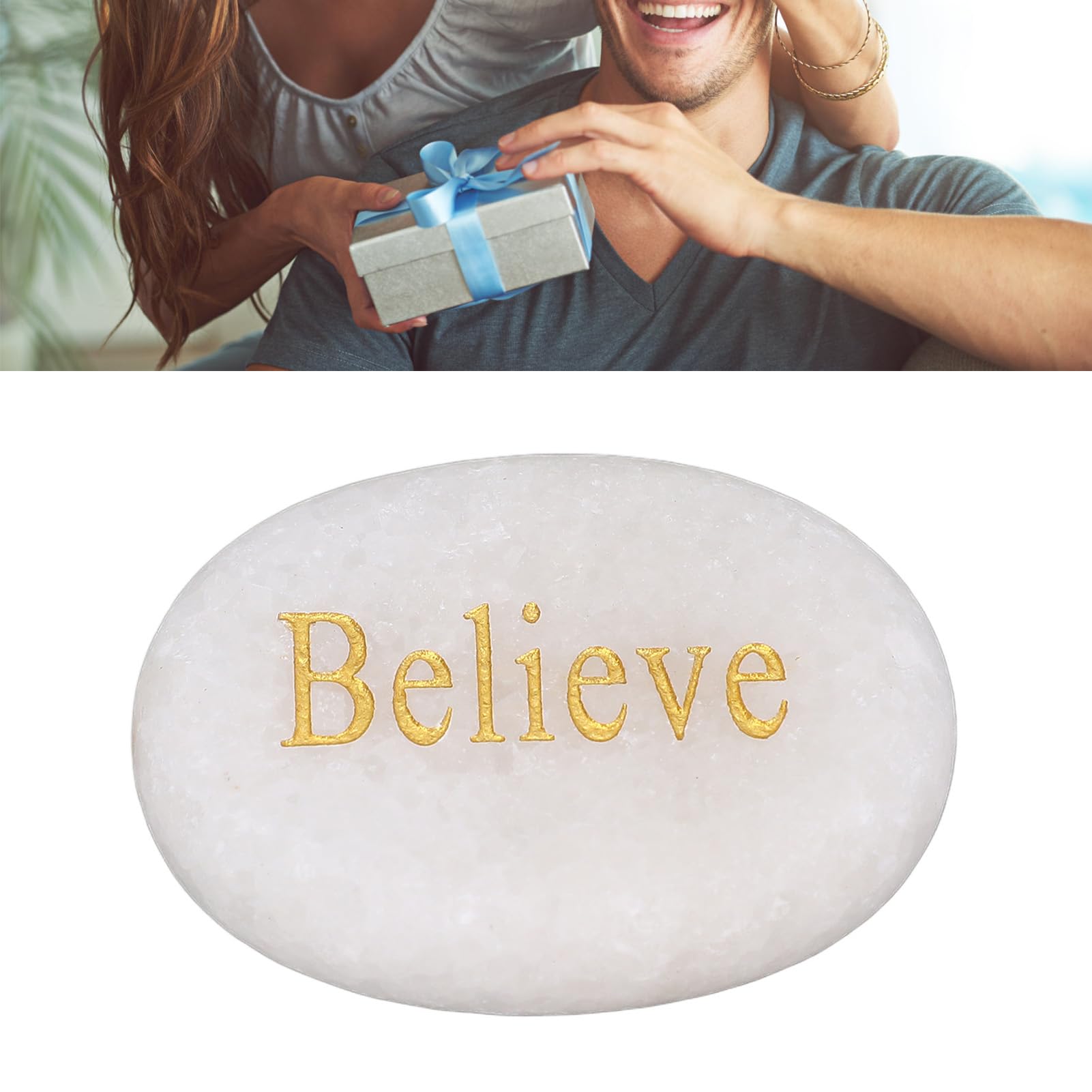 RIZGHWOY Engraved Encouragement Stone - Image 2