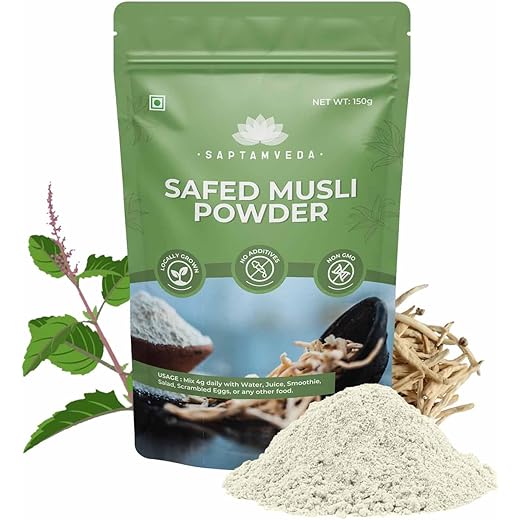 SAPTAMVEDA Safed Musli Powder 150g