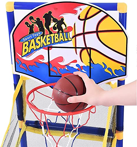 Junior Arcade Basketbal Game Set, Indoor Outdoor Basketball Tribune met Basketball Hoop, Net, Backboard, Pomp, Basketbal… - Image 4