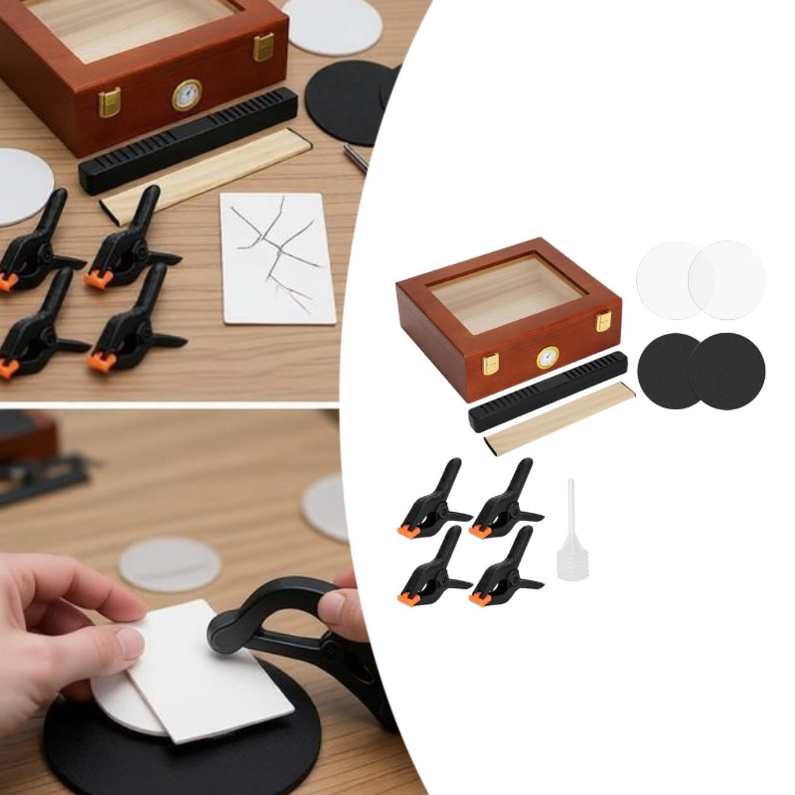 MagiDeal Kit de planage de cartes - Kit de nettoyage, de polissage et de restauration polyvalent et facile à utiliser pour cartes de sport