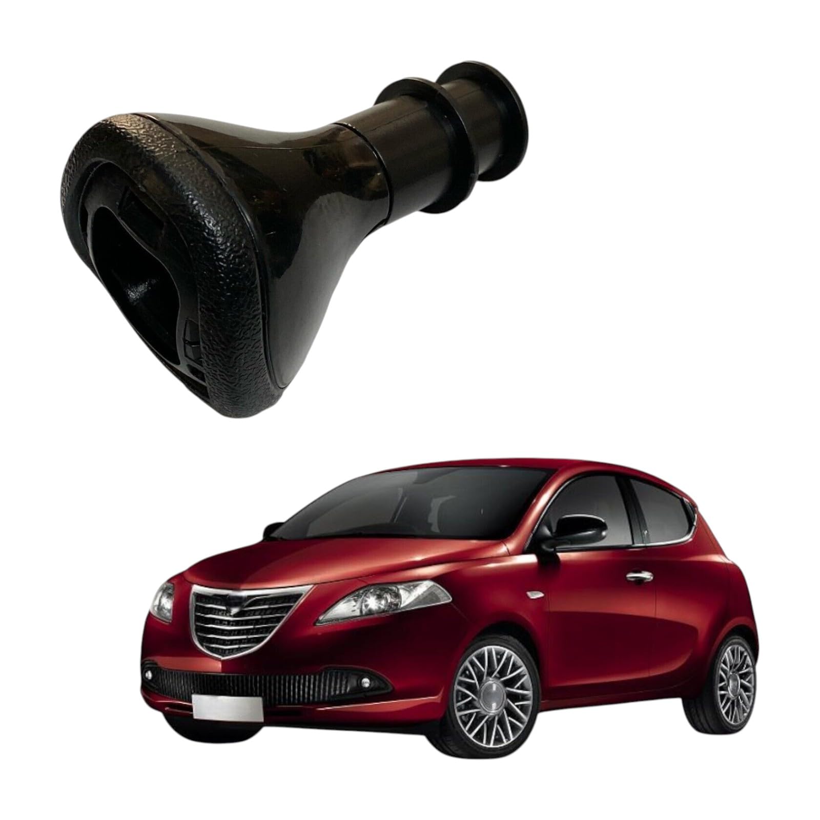Pomello Leva Cambio Nero LANCIA YPSILON 312 2011-2015 5 MARCE DIESEL (Senza Lente)