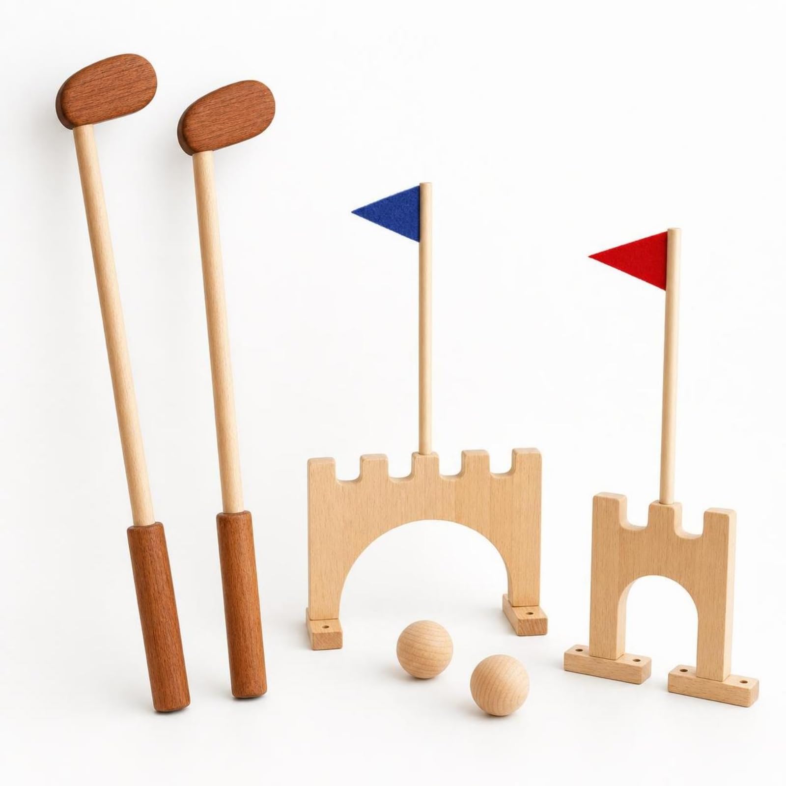 Juego Golf Infantil con Banras Didáctico Mini Golf Completo para Niñas, Preescolares