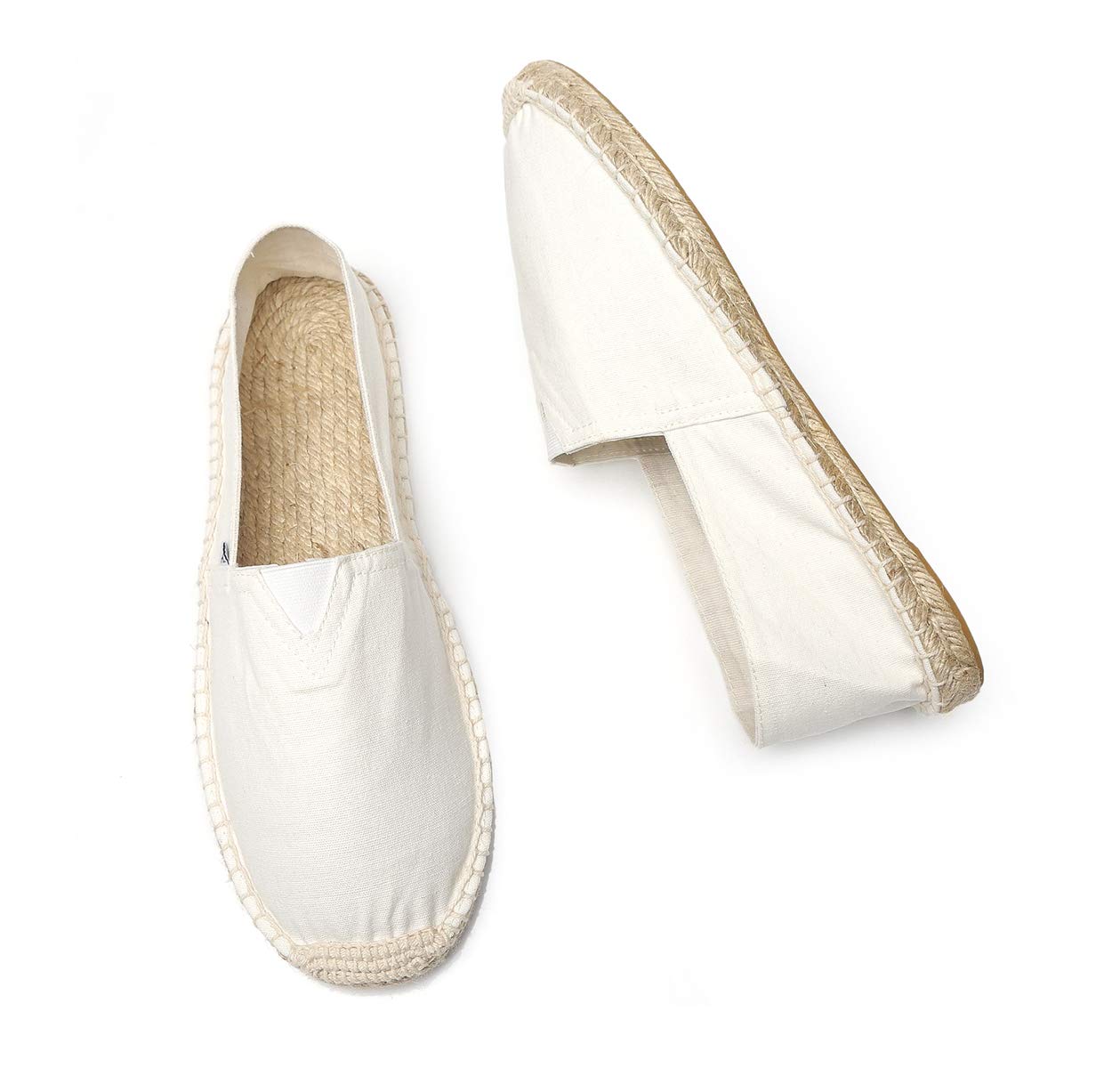 Altxic Herren Komfort Canvas Slip on auf Espadrilles Flache
