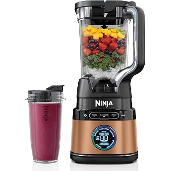 Ninja 2-in-1 Detect Power Mixer Pro & Single Serve, 1200 W Mixer with Jug, & Single Serve Cup, Smoothies Mixing, Chopping Veg