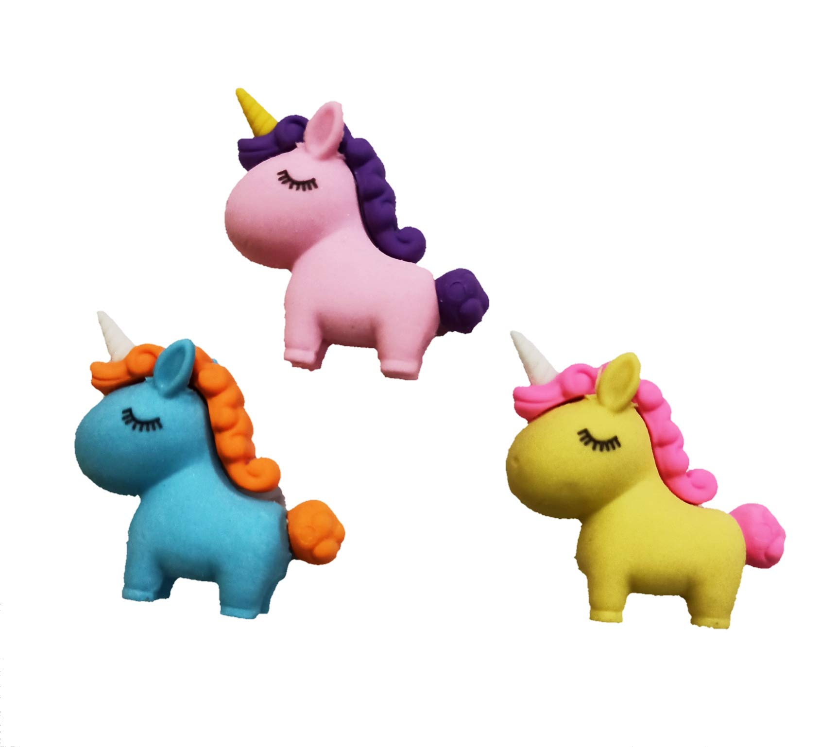 AK Store Cute Creative Unicorn Design Non-Toxic Rubber Pencil Erasers for Kids, Birthday Party & Return Gift, (Pack of 3, Multicolor) (B08CTNR9HJ) Amazon Price History, Amazon Price Tracker