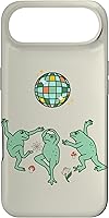 Vista 27 de Funny Frog Disco Dance 70s 80s Groovy Hippie Funky Party Case para iPhone 16