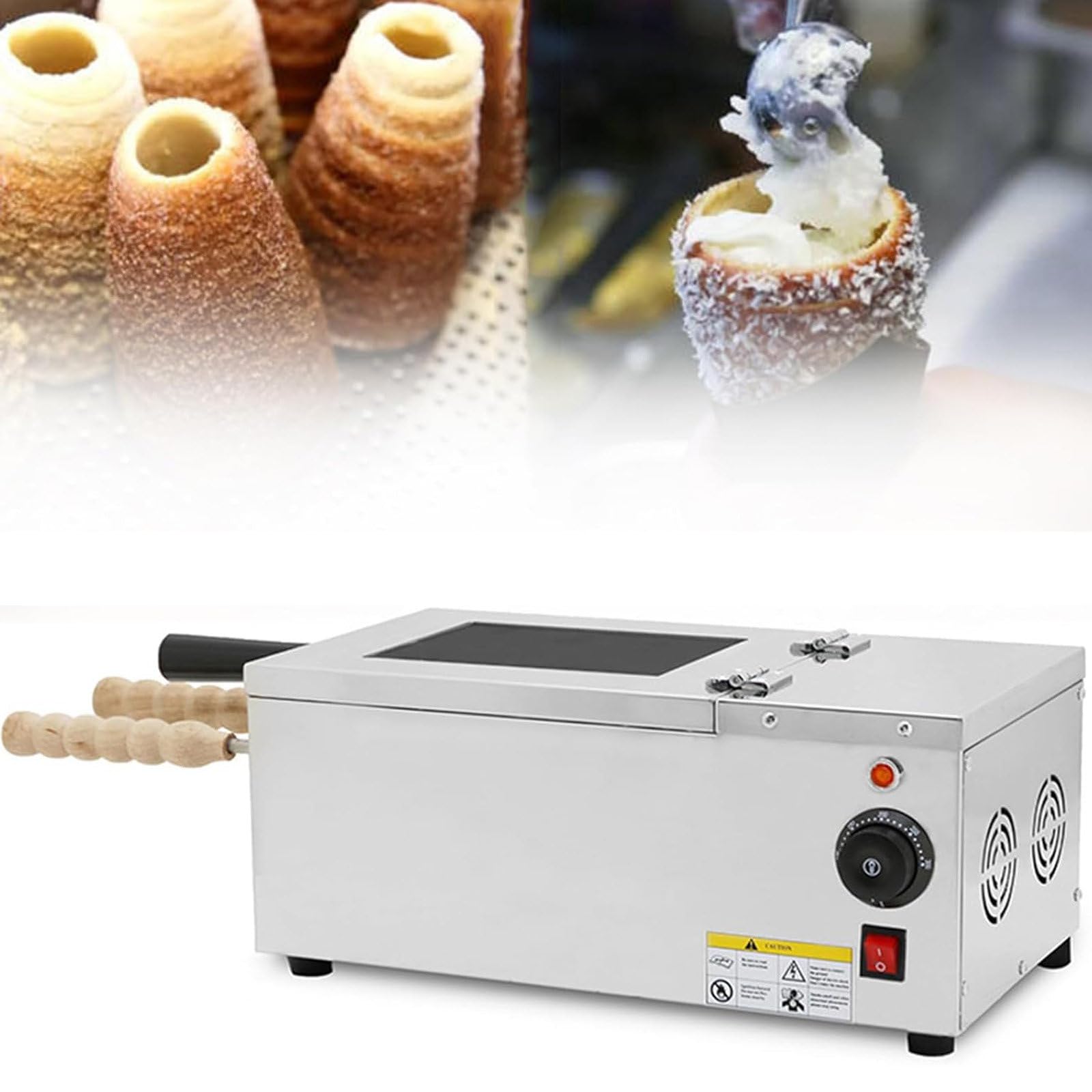 XueFulxion Ice Cream Bagel Machine & Filling System - Perfect for dessert shops,and food trucks creating signature stuffed bagels with gelato,cream,or chocolate fillings for innovative menus