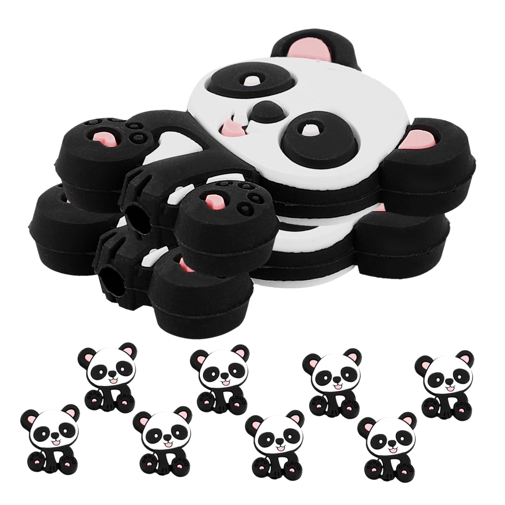 Lurrose 40piezas Tapones De Agujas De Tejer De Goma Para Agujas De Tejer Accesorios De Manualidades Antideslizantes y Prácticos y Coser
