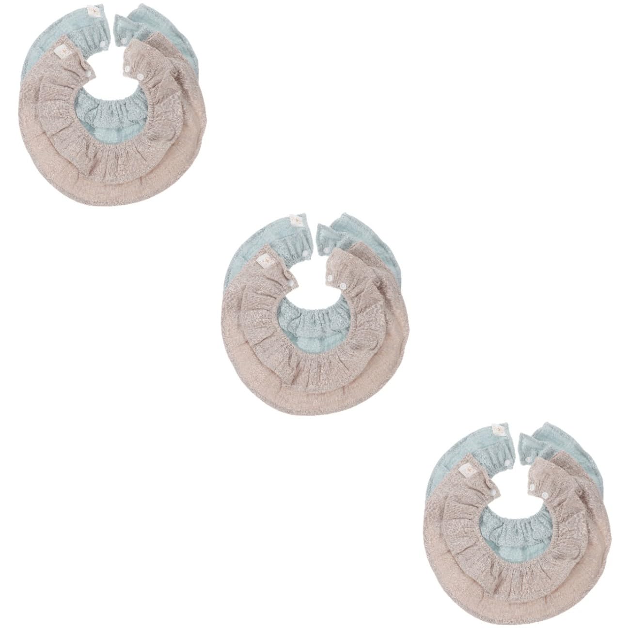 ifundom 6pièces Bavoirs Coton Absorbants Pour Bébés Bavoirs Réutilisables Pour Fille Et Garçon Accessoires De Dentition Doux Et Confortables