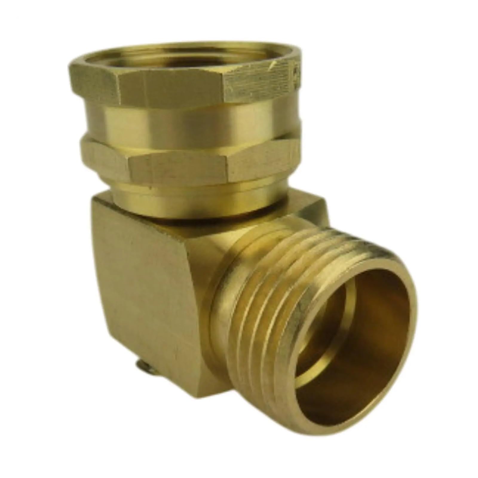 BNGDFDGH Hose Swivel Elbow Connector Leakproof 3/4" GHT Pipe Fittings for Car Washing