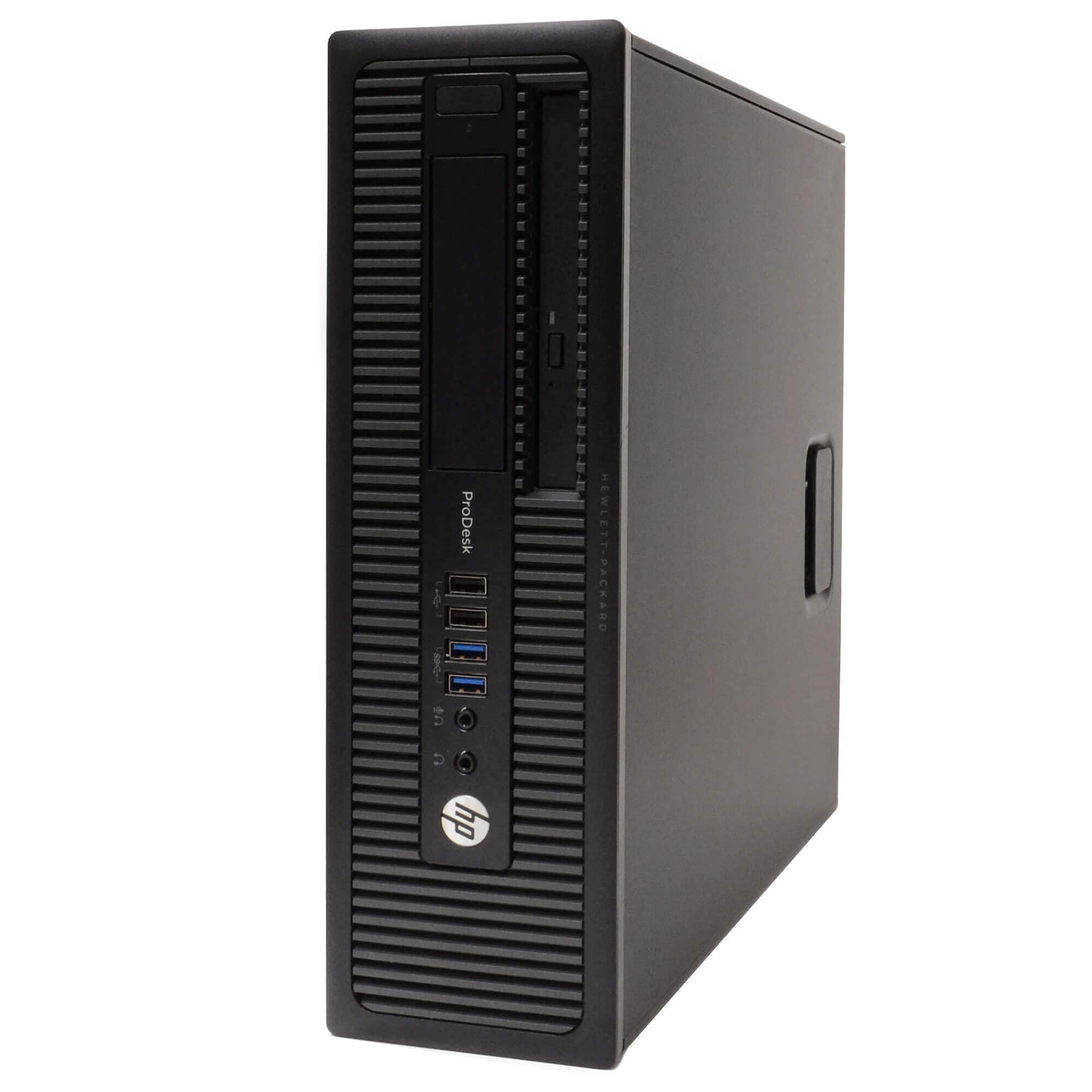 HP ProDesk 600 G1 SFF Ordenador de sobremesa, Intel Core i7-4770, 8 GB de RAM, SSD de 240 GB, WiFi, Bluetooth, Teclado QWERTY Estadounidense, Windows 11 Pro (reacondicionado)