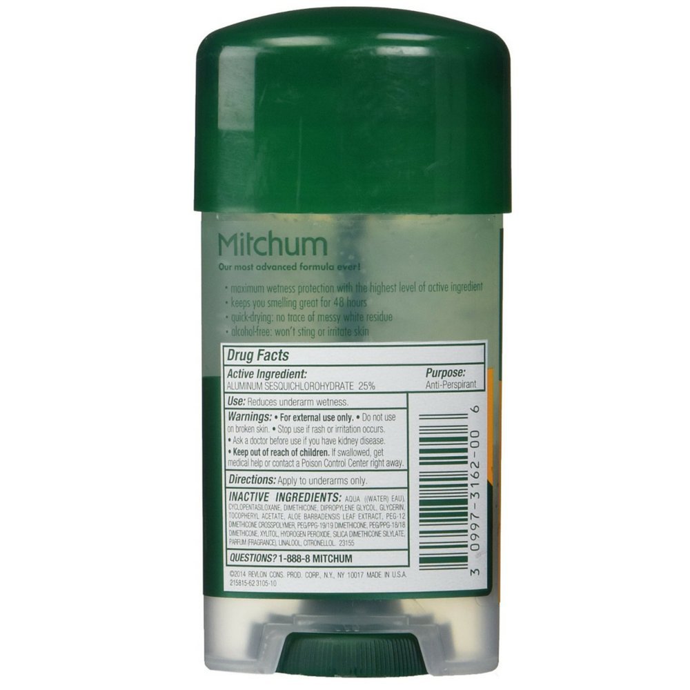 Buy Mitchum AntiPerspirant & Deodorant Clear Gel, Sport, 2.25 oz (63 g