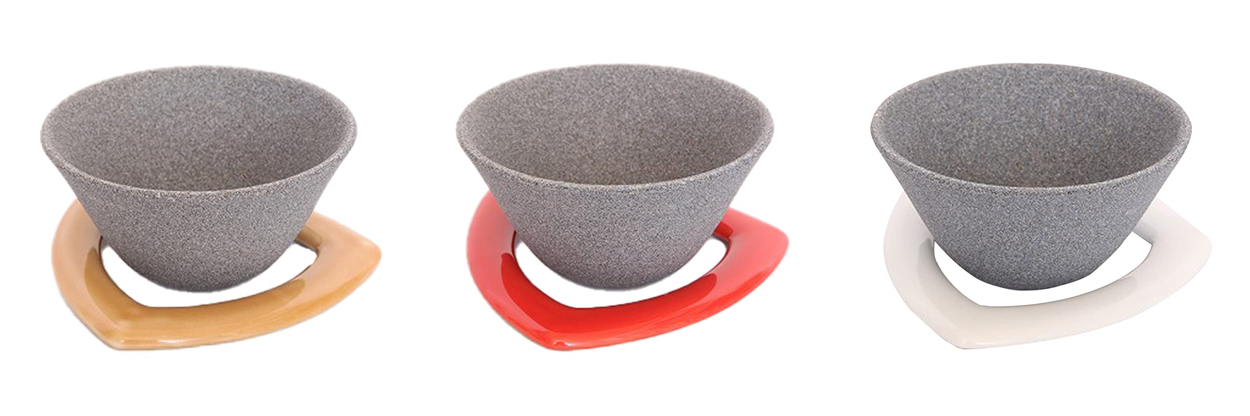 Filtro de café japonés de cerámica COFIL, fabricado en Japón, reutilizable, soporte azul