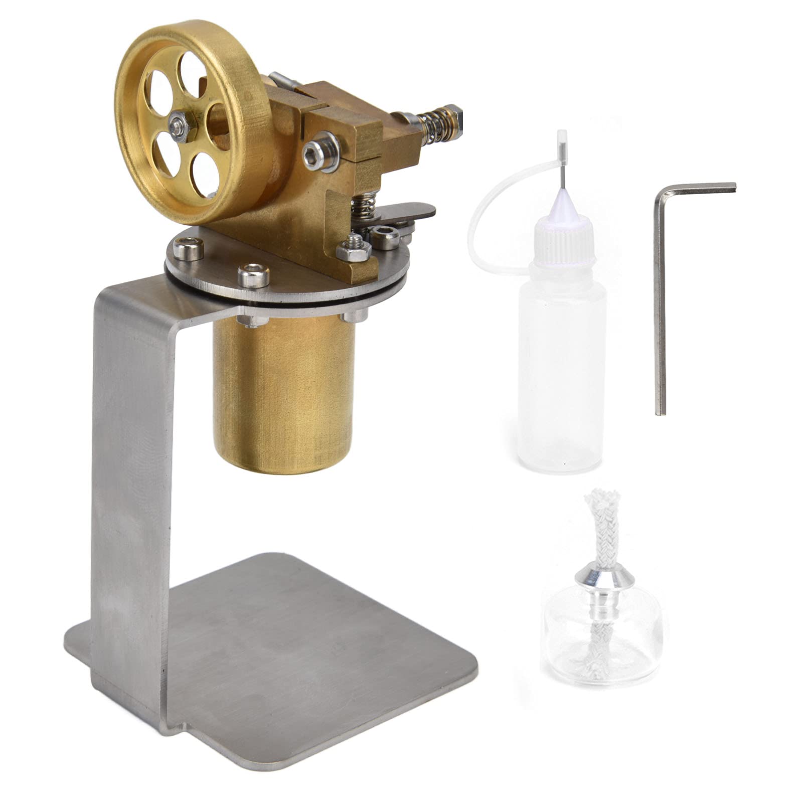 Motore Stirling Modello Desktop Iron 12x6cm Educativo