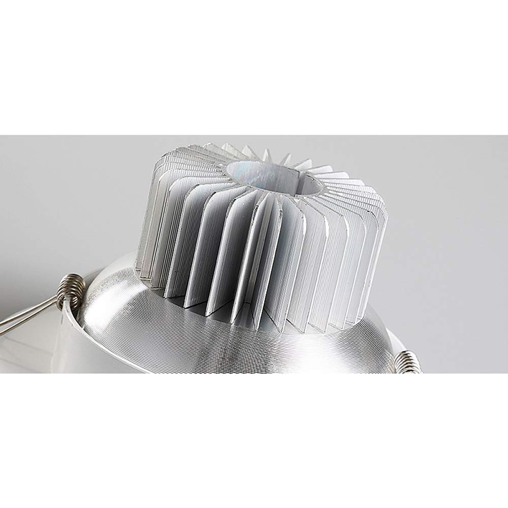 Foco empotrable de Techo, luz de Panel, luz de Estudio empotrada, luz de Techo empotrada para Centro Comercial, luz de Techo LED de 7 W, 9 W y 12 W, 6000 K, Integrado.