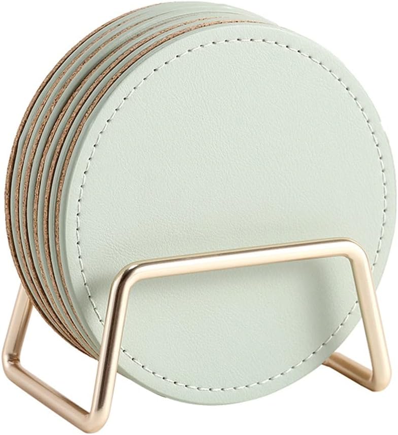 Coffee Cup Placemat Bar Round Easy Clean Drink Coaster Living Room Anti-Burn