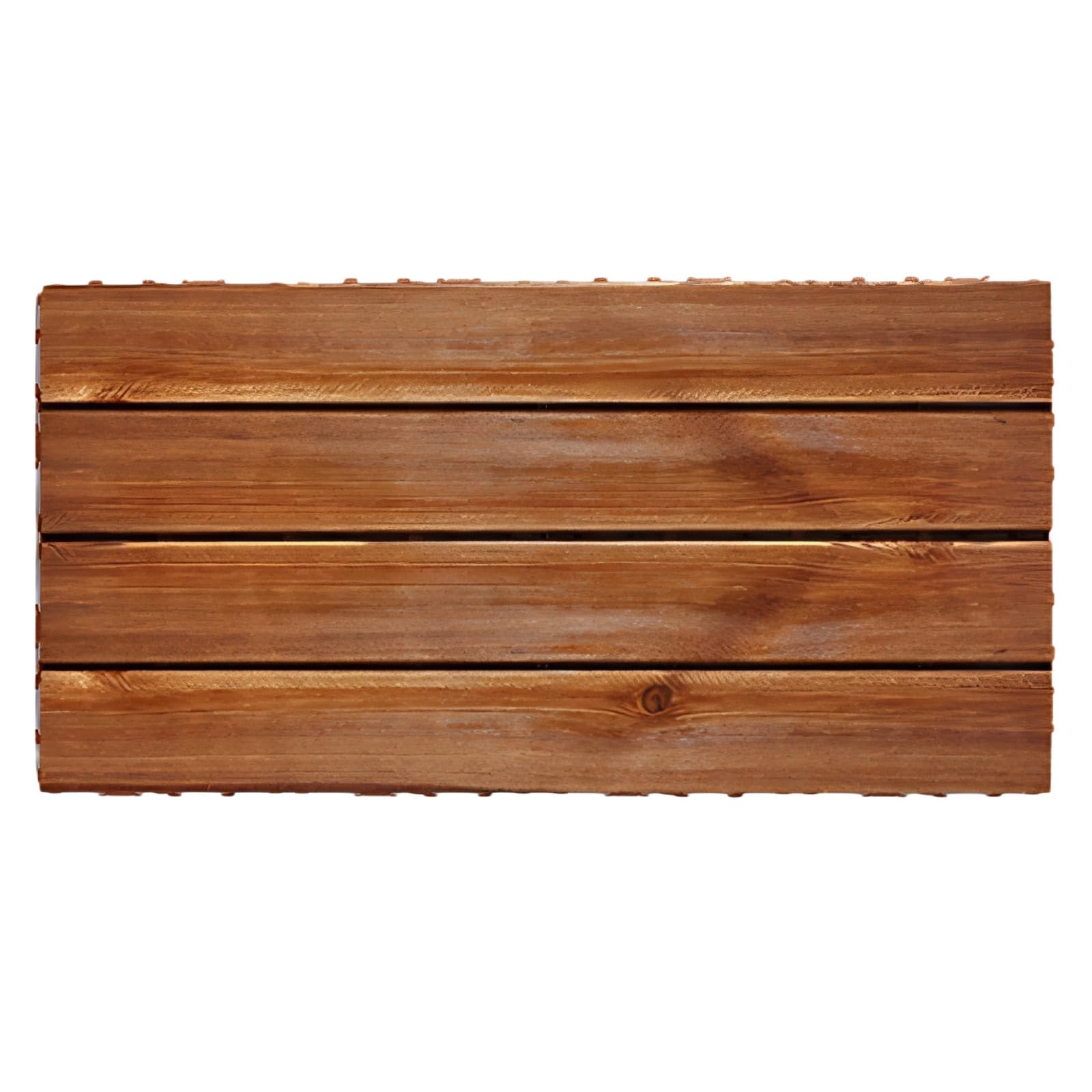 Coolpleasant 25pcs Decking Boards,Interlocking Patio Deck Tiles, Wood Flooring All Weather, Snap Click Easy Install for Pool Balcony Backyard Porch(Size:30x60x2.3cm(25pcs))