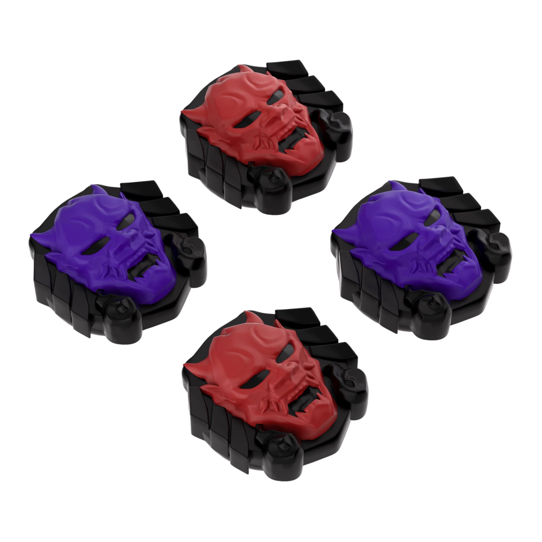 PlayVital Agarres para el Pulgar para Steam Deck LCD Silicona Tapas de Joystick para PS Portal Caps Thumb Grip Cubierta Antideslizante para Joystick para Steam Deck OLED(Samurái&Guardián-Negro) — view 9