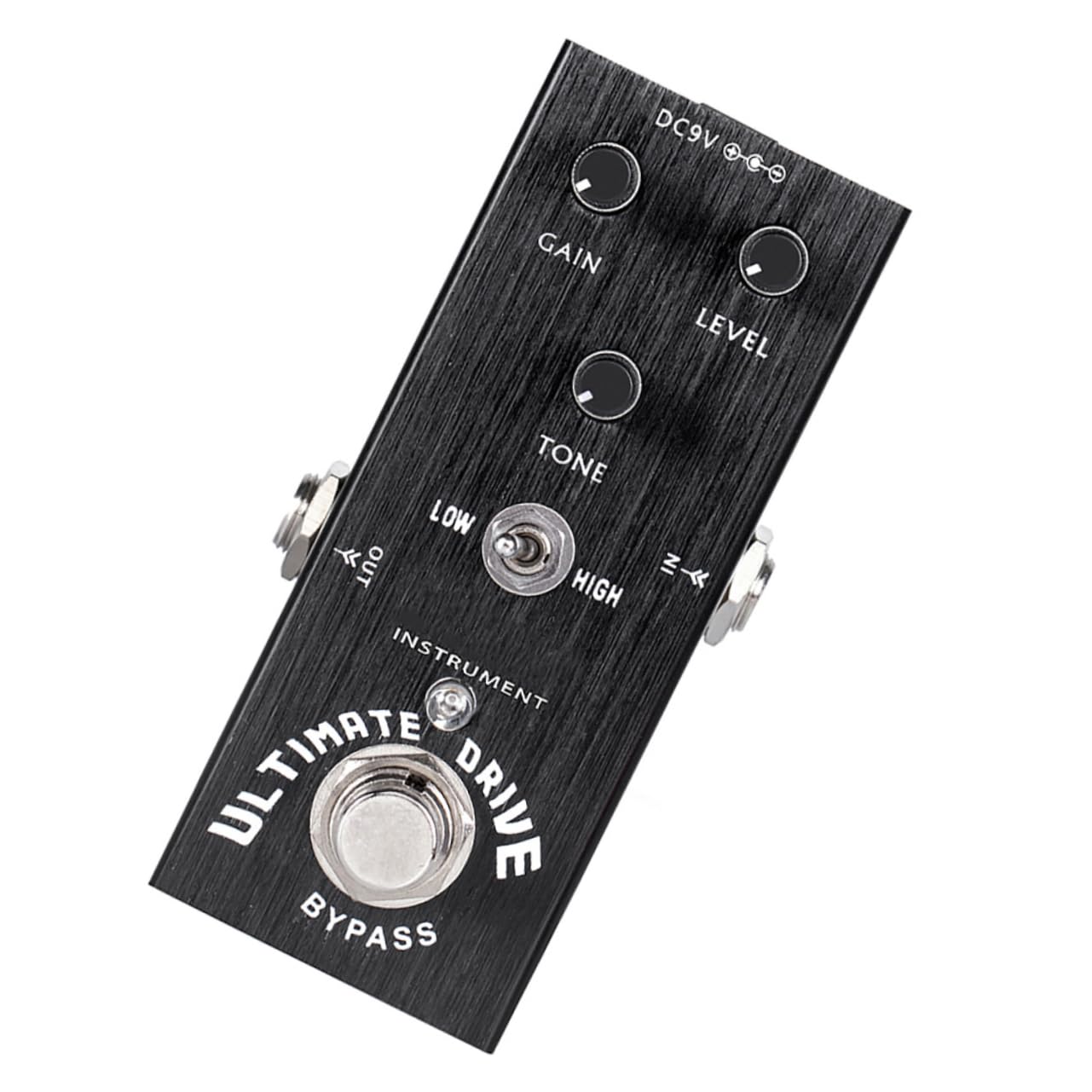 Yardwe 1Set Analog Heavy Overload Guitar Effect Processor True Bypass Pedal for Electric Guitar Durable Metal Design Noise Sound Control Musicians