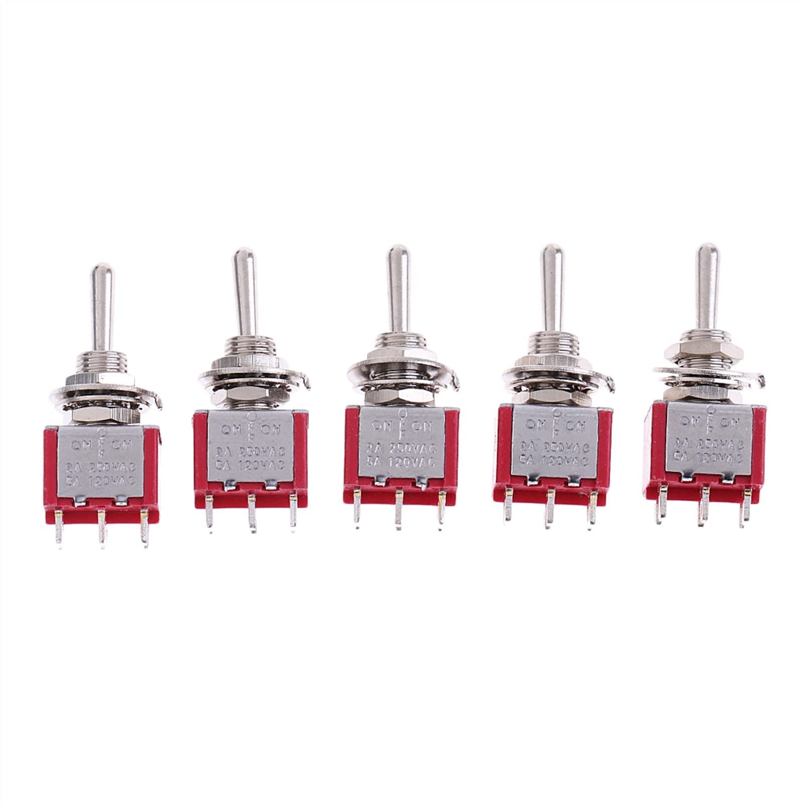 FLFL Selector De Pastillas De Convertidor De Palanca De 3 Vías De 5 Piezas para Bajo De Guitarra Eléctrica Partes Guitarra