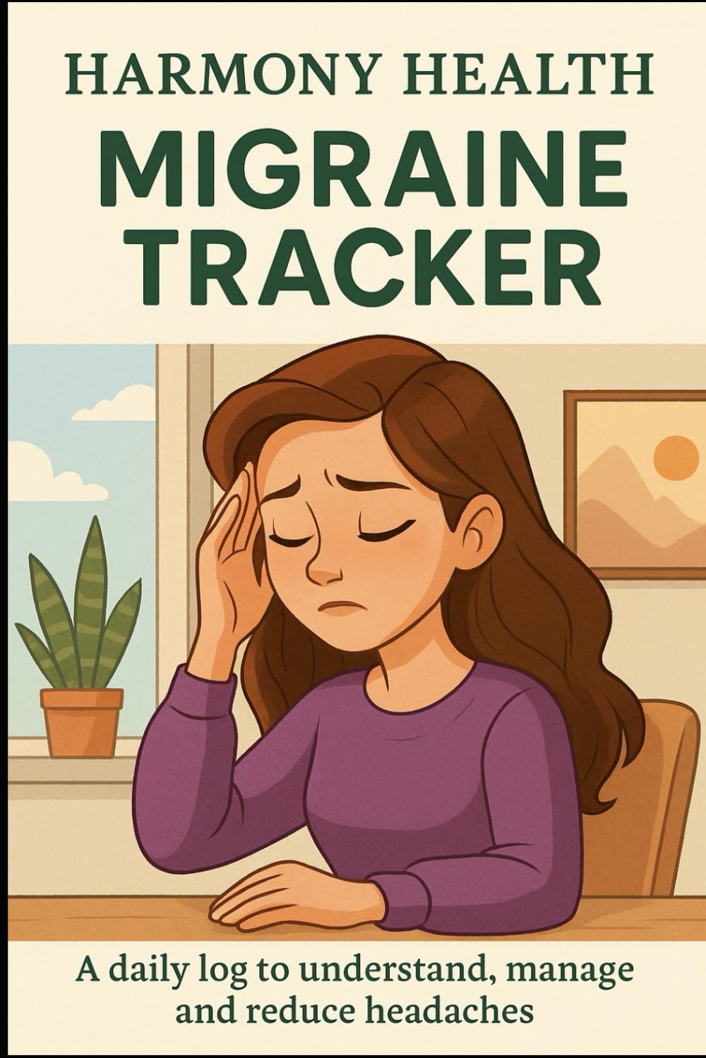 Harmony Health: Migraine Tracker: A daily log to monitor, understand, and manage migraine symptoms [Paperback] Castro, Victor
