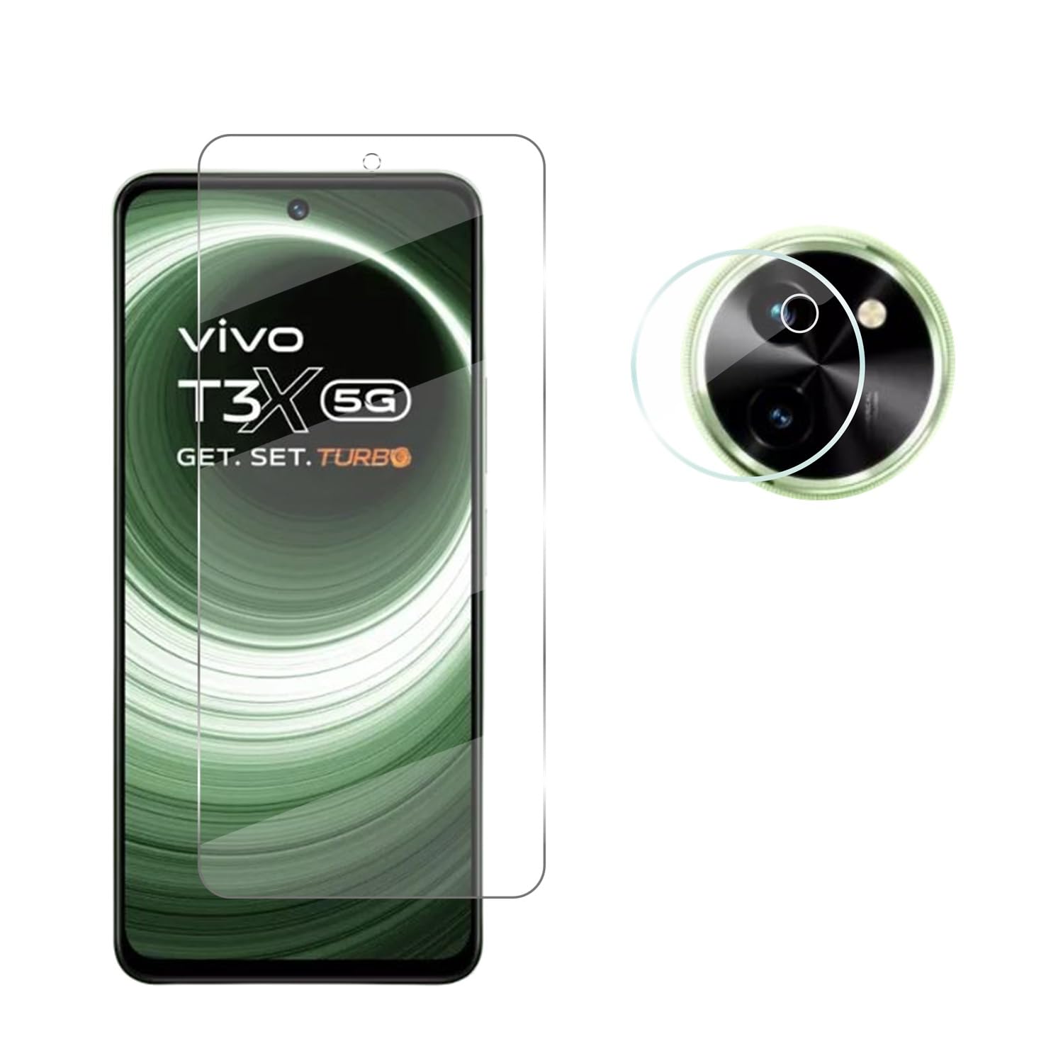 KTCOO 2in1 Combo Unbreakable Camera Lens Nano Glass + Front Guard Screen Protector for Vivo T3X 5G Anti Scratch Flexible Screen Guard HD Clear (B0D9BT1X1W) Amazon Price History, Amazon Price Tracker