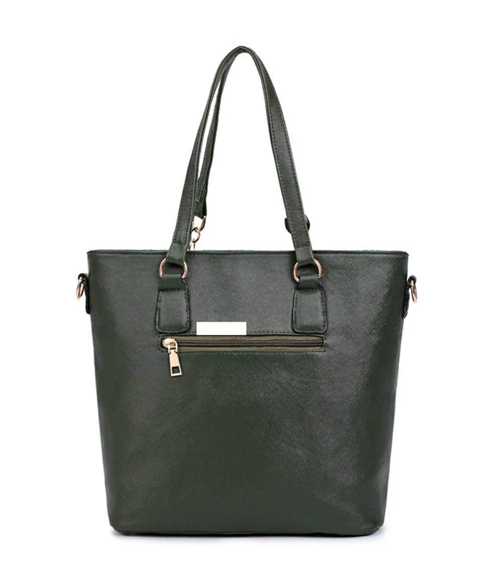 DEERWORD Donna Borse a Spalla Borsa a Tracolla Elegante Grandi Firmate Marca Mano Antifurto PU pelle 5706 2 pz