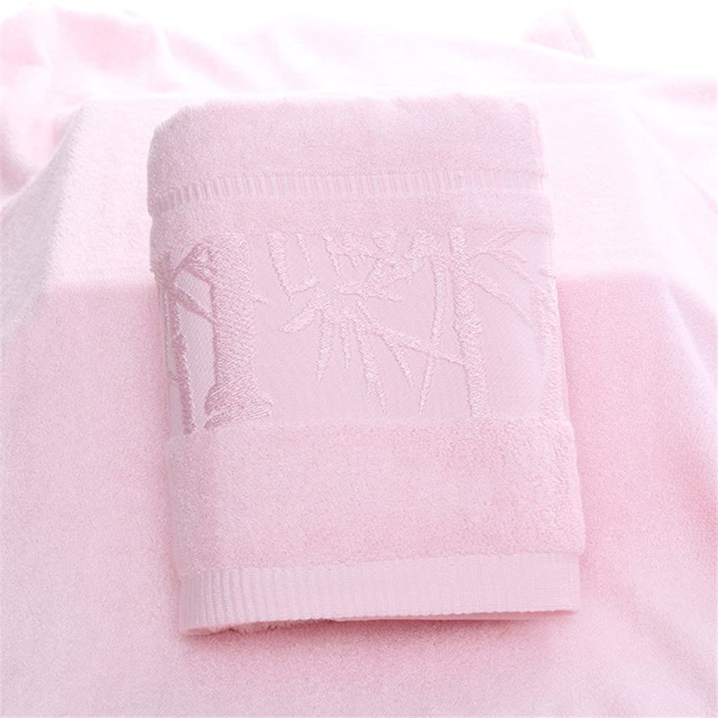 Absorbent Thicken Bath Towels Adult Child Bathroom Towels Travel Beach Towel Serviette Plain Color Color B Size As