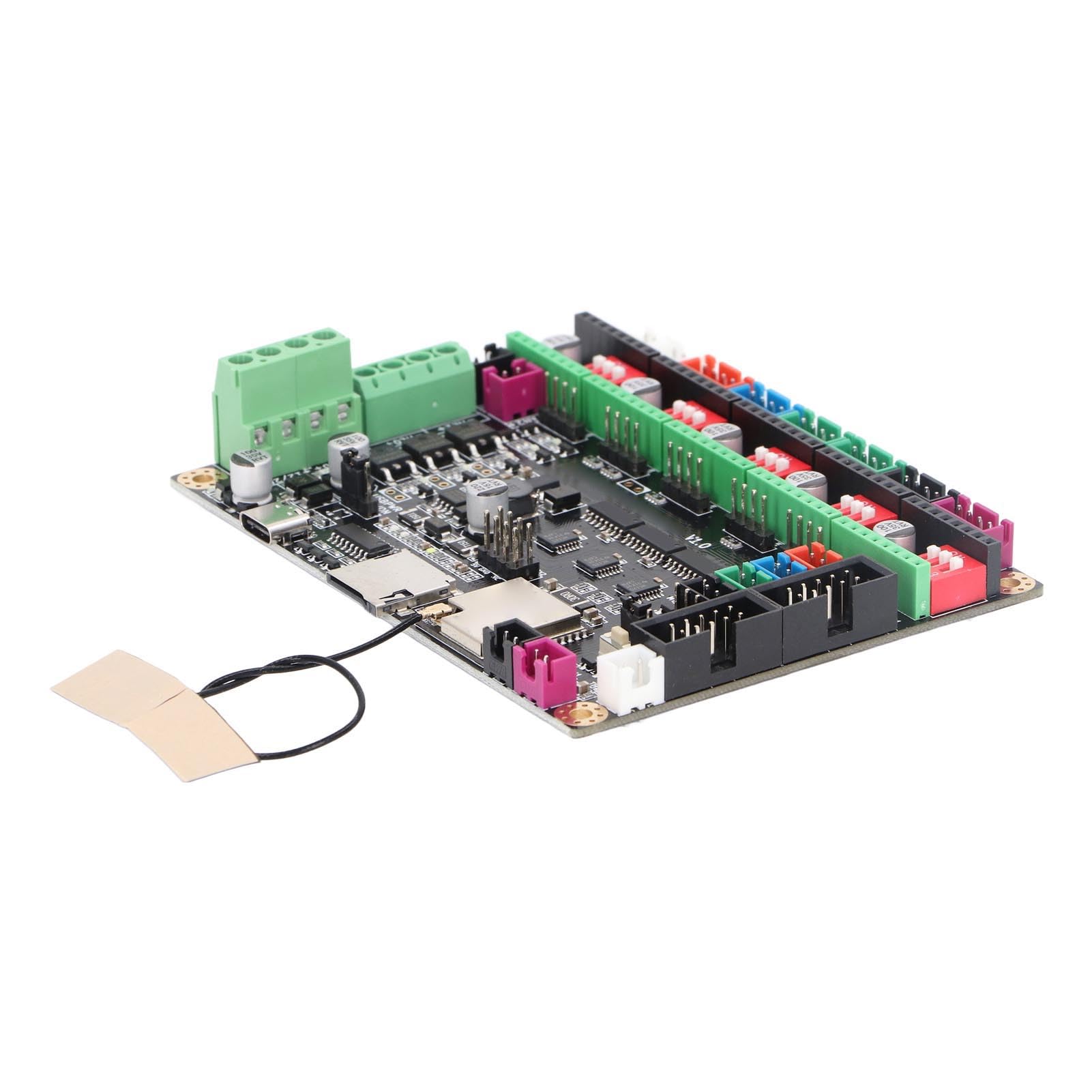 Carte Mère d'imprimante, Carte de Commande d'imprimante 3D Flash DC 12-24 V MKS TinyBee V1.0 8M pour Modification