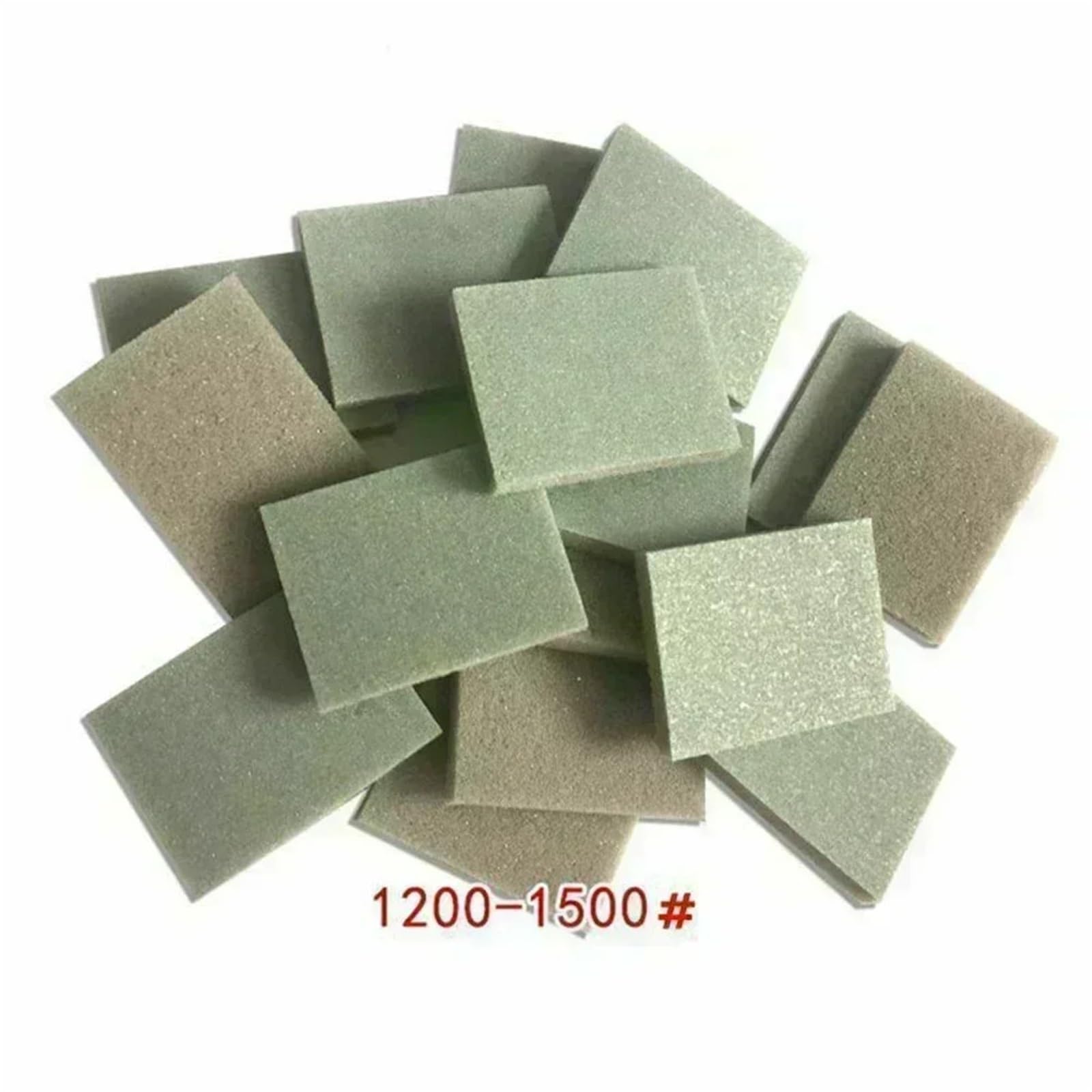 Lija Madera Juego de Papel de Lija de Grano 300, 400, 800, Esponja for pulir Pared, Bloque de Arena, Modelo Artesanal, Pintura, ladrillo Pulido, Limpiador de Cocina, 6 uds.(20pcs Each 5pcs)