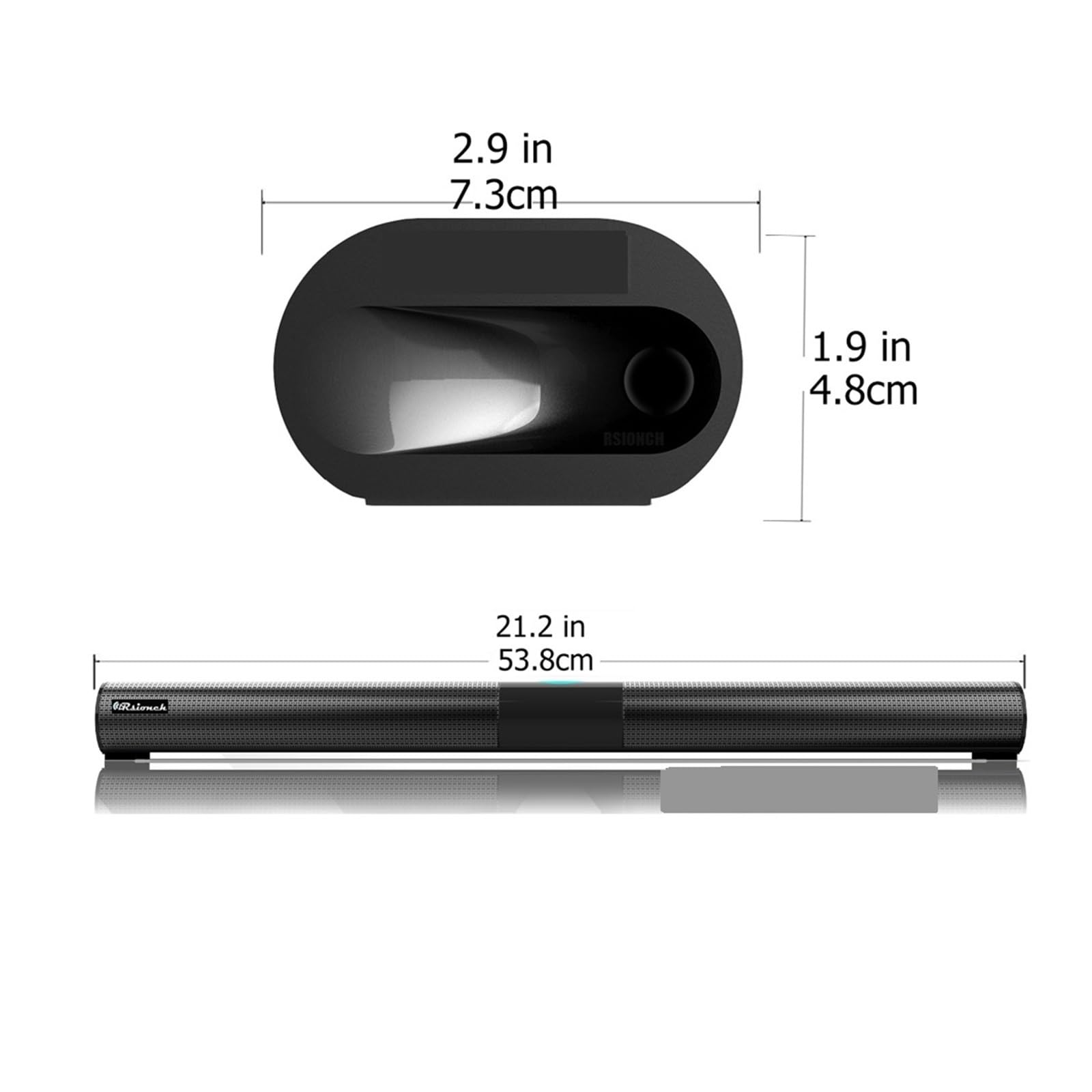 Głośnik Bluetooth przenośny bezprzewodowy soundbar do telewizora, radio FM, głośnik ścienny smartfona Wszechstronne MożLiwośCi PodłąCzenia