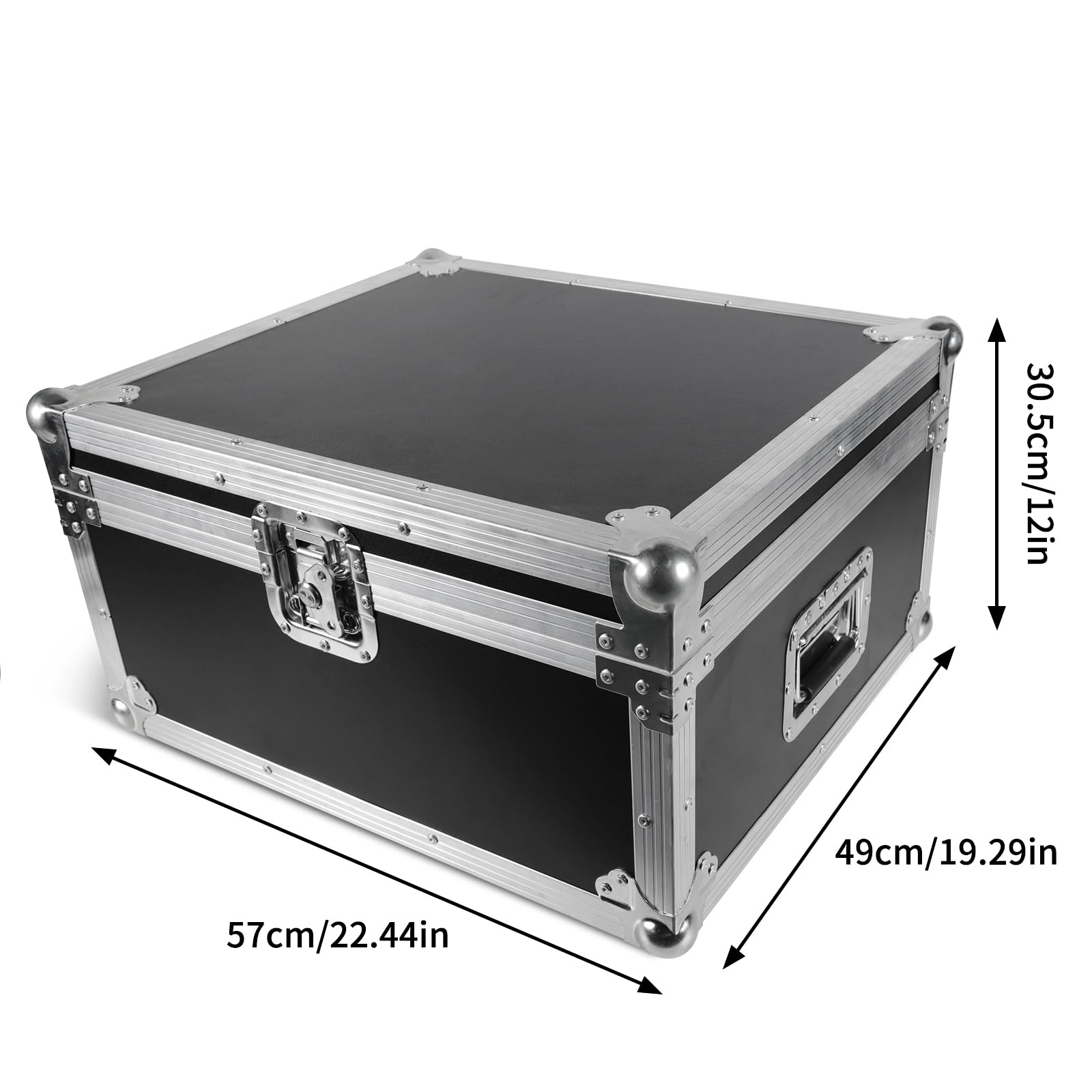 Flightcase Transportcase Laden 4 Stück, für Pyrotechnikmaschinen Cold Spark Feuerwerksmaschine Stage Spezialeffekt Machine, 59 * 51 * 32cm