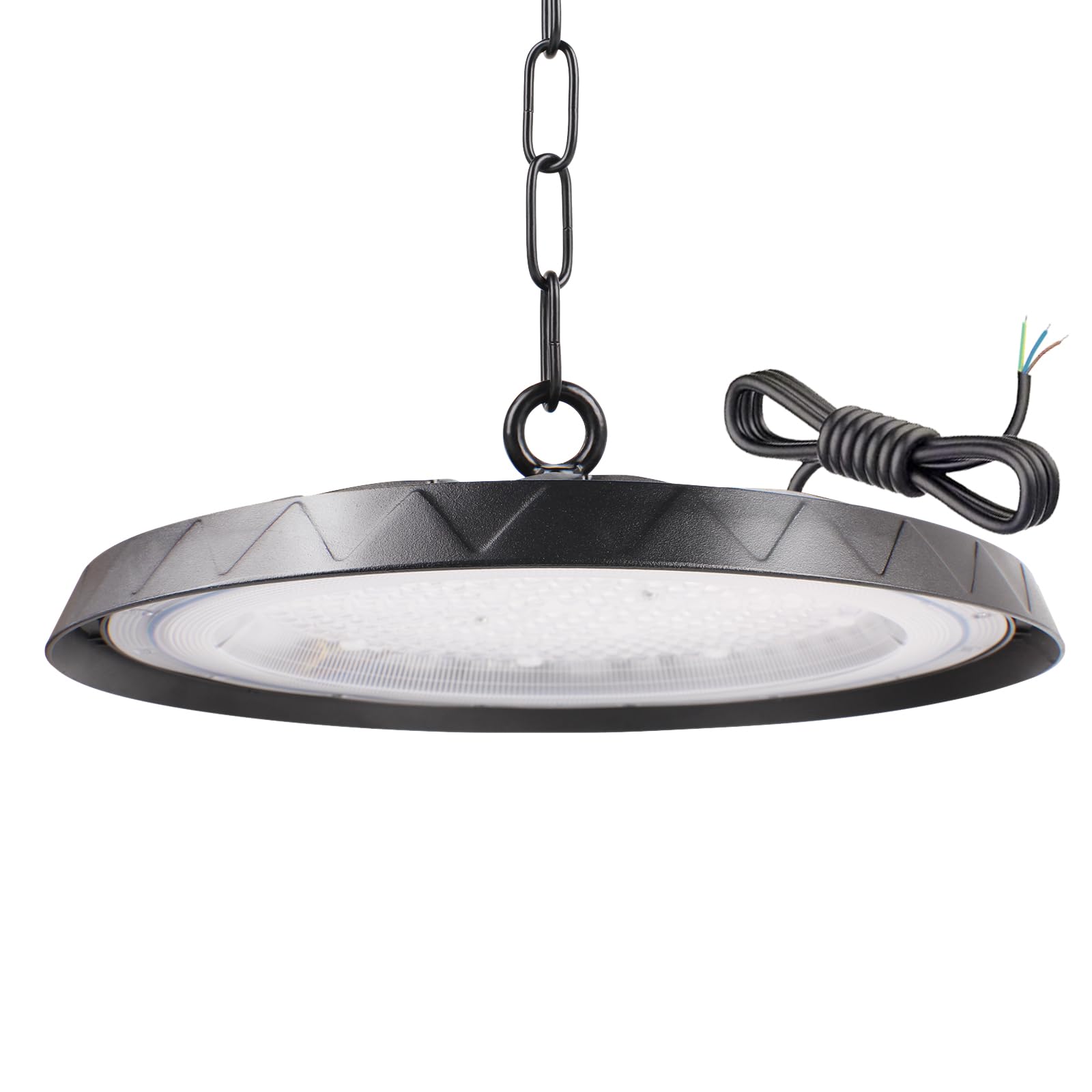 300 W UFO przemysłowy reflektor LED, 30000 lm 6000 K High Bay oświetlenie warsztatowe Lampa przemysłowa LED żyrandol wewnętrzny, lampa projektorowa do sali gimnastycznej, magazyn, garaż